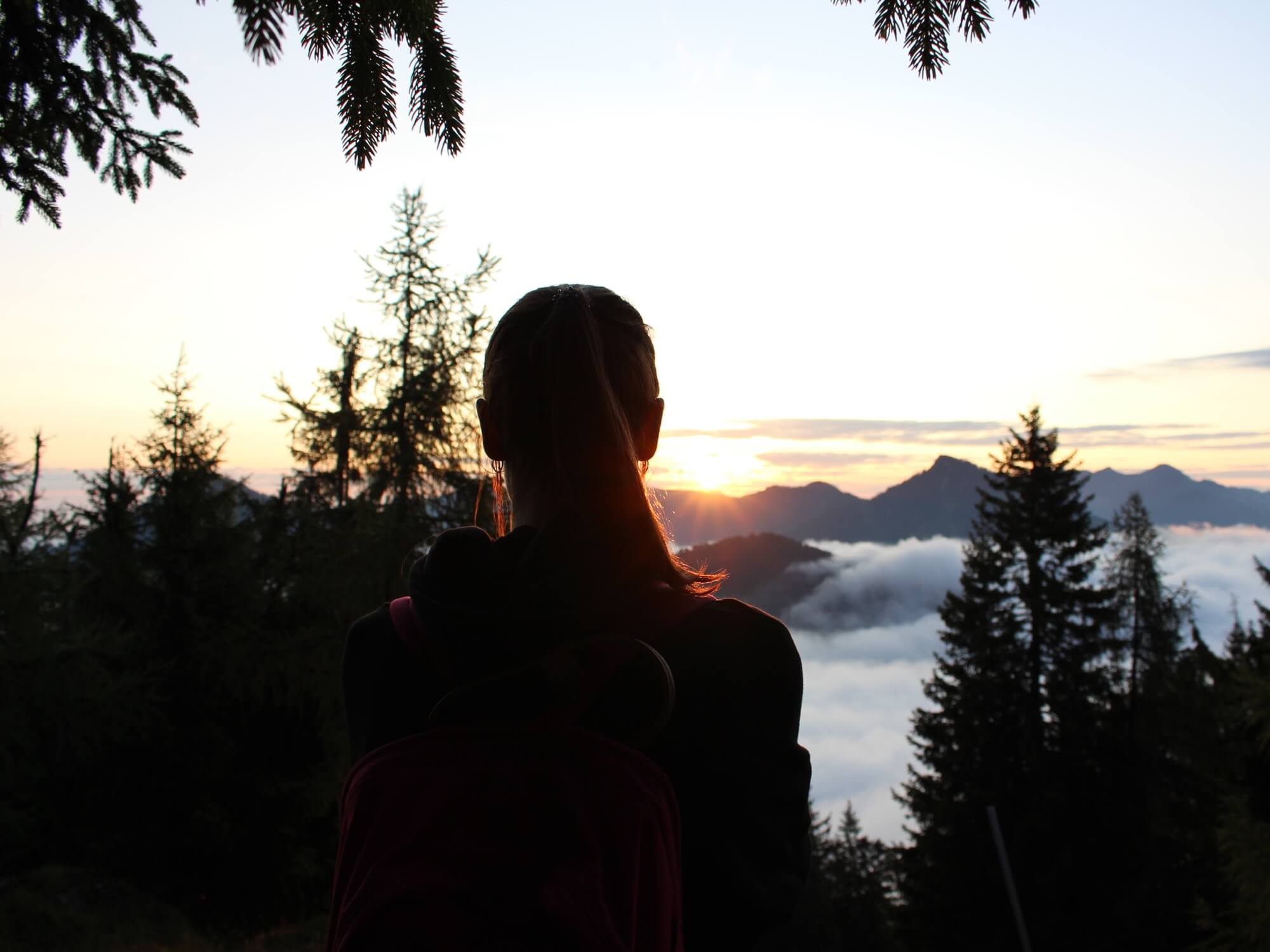Zum Sonnenaufgang auf den Berg